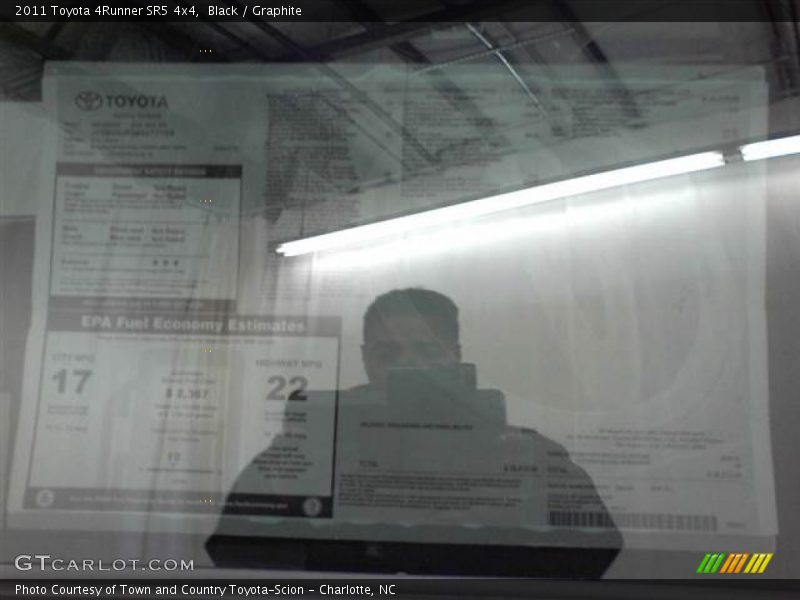 Black / Graphite 2011 Toyota 4Runner SR5 4x4