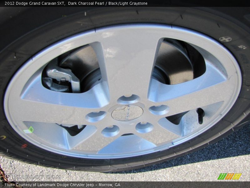 Dark Charcoal Pearl / Black/Light Graystone 2012 Dodge Grand Caravan SXT