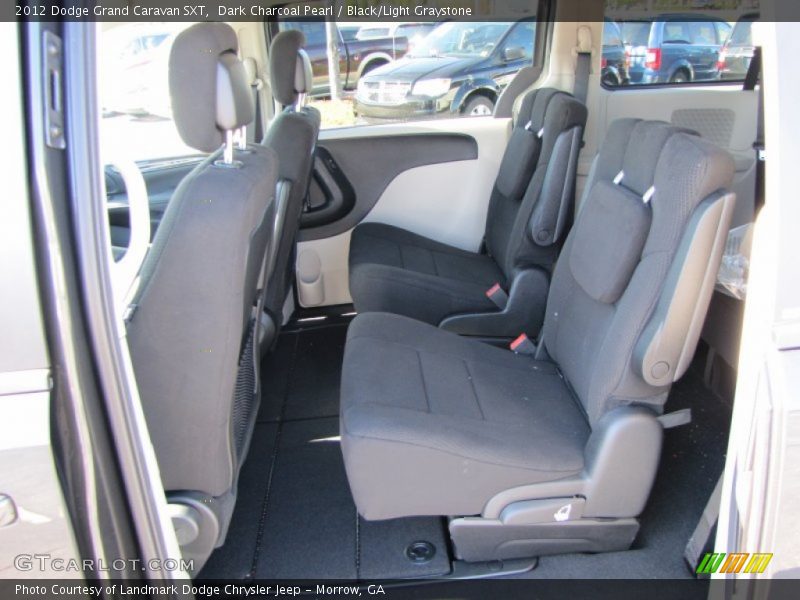 Dark Charcoal Pearl / Black/Light Graystone 2012 Dodge Grand Caravan SXT