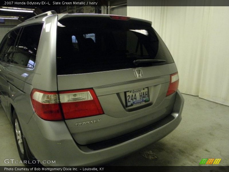 Slate Green Metallic / Ivory 2007 Honda Odyssey EX-L