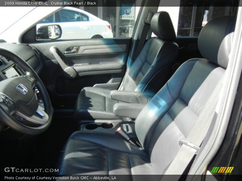 Crystal Black Pearl / Black 2009 Honda CR-V EX-L
