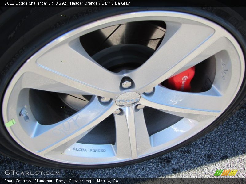SRT8 Alcoa Forged 5 Spoke Alloy - 2012 Dodge Challenger SRT8 392