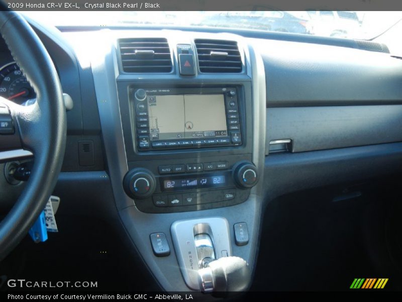 Crystal Black Pearl / Black 2009 Honda CR-V EX-L