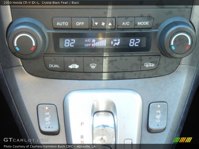 Crystal Black Pearl / Black 2009 Honda CR-V EX-L