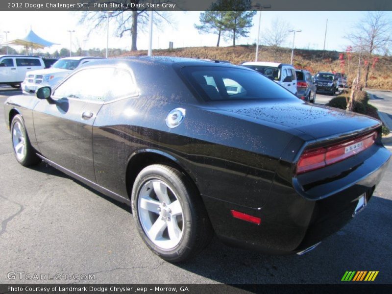 Pitch Black / Dark Slate Gray 2012 Dodge Challenger SXT