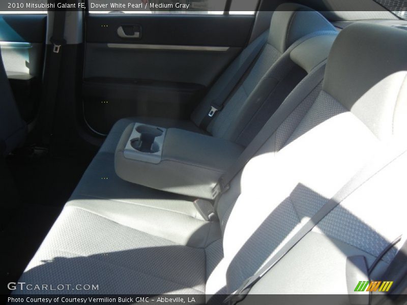 Dover White Pearl / Medium Gray 2010 Mitsubishi Galant FE