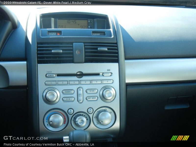 Dover White Pearl / Medium Gray 2010 Mitsubishi Galant FE