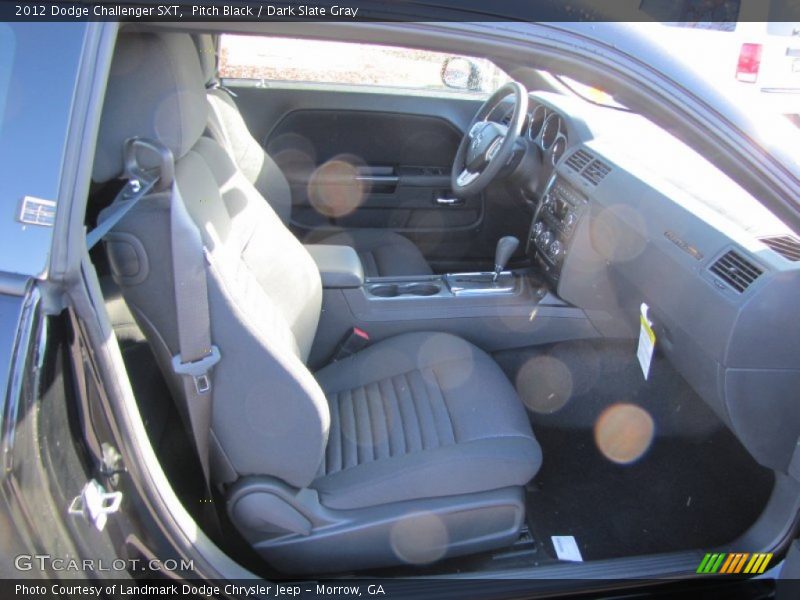 Pitch Black / Dark Slate Gray 2012 Dodge Challenger SXT