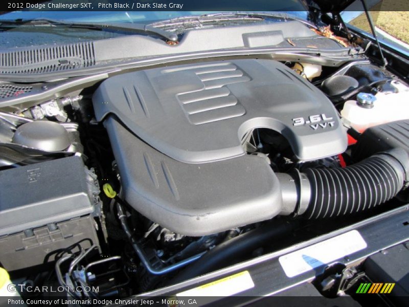 Pitch Black / Dark Slate Gray 2012 Dodge Challenger SXT