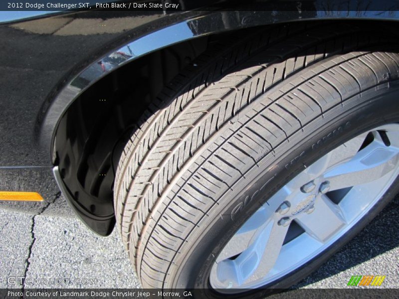 Pitch Black / Dark Slate Gray 2012 Dodge Challenger SXT