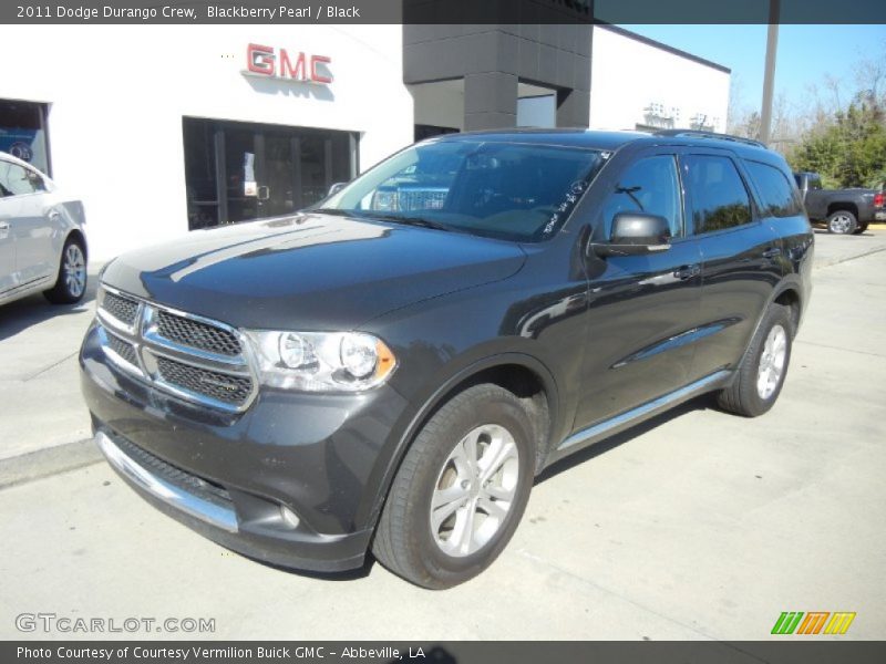 Blackberry Pearl / Black 2011 Dodge Durango Crew