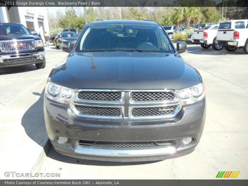 Blackberry Pearl / Black 2011 Dodge Durango Crew