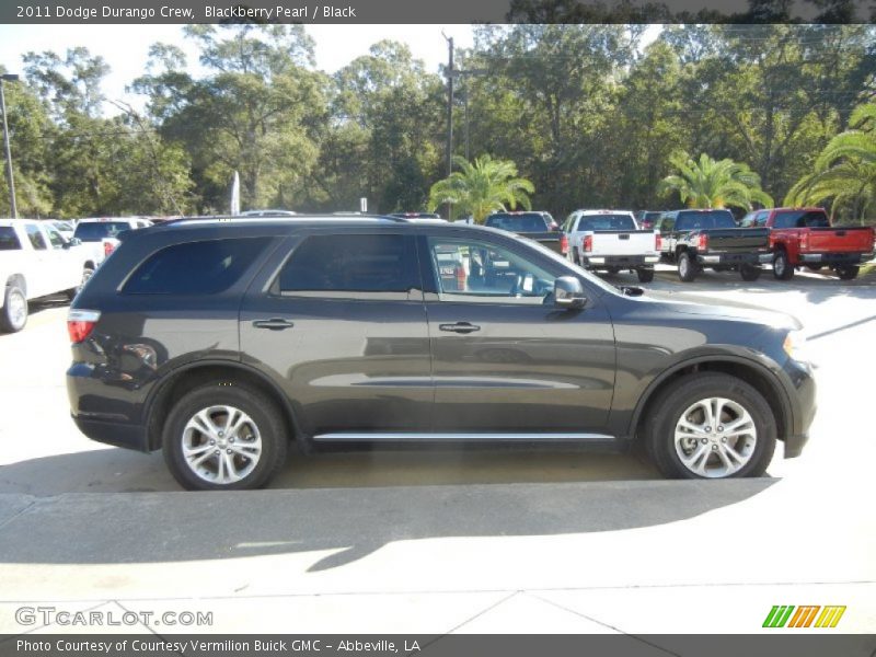 Blackberry Pearl / Black 2011 Dodge Durango Crew