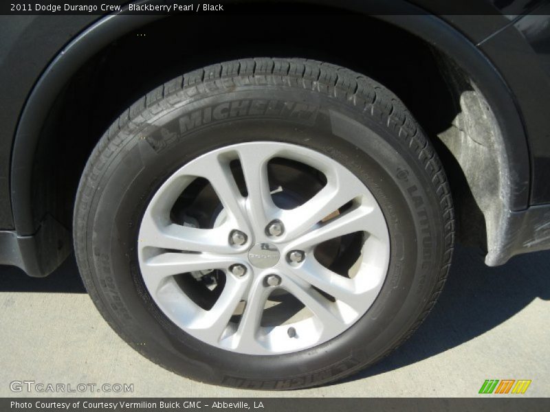 Blackberry Pearl / Black 2011 Dodge Durango Crew