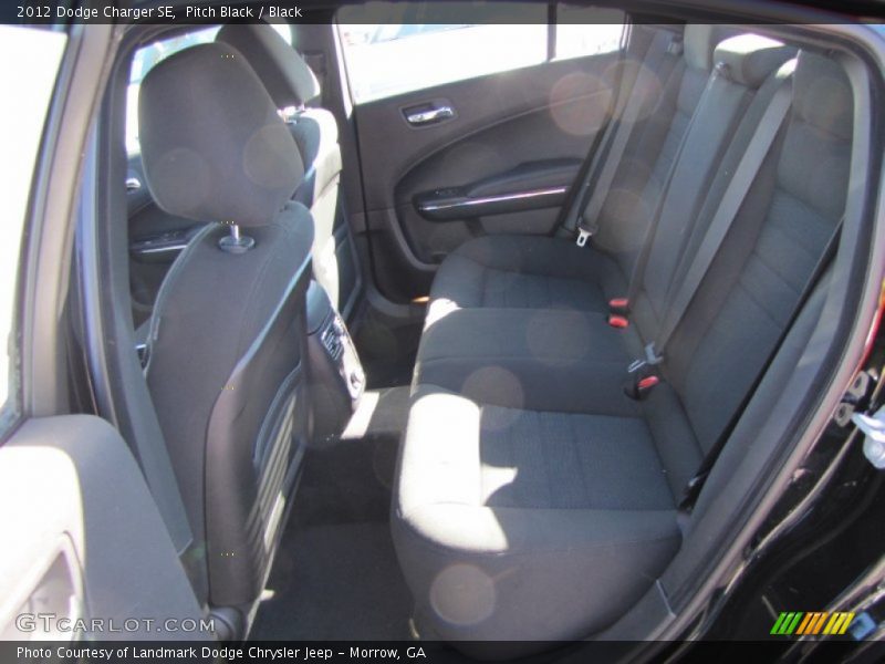 Pitch Black / Black 2012 Dodge Charger SE