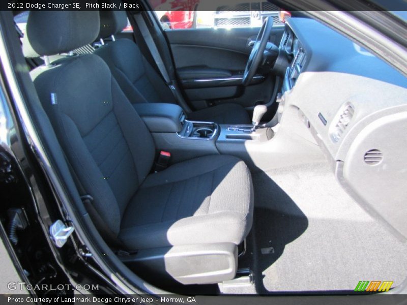 Pitch Black / Black 2012 Dodge Charger SE