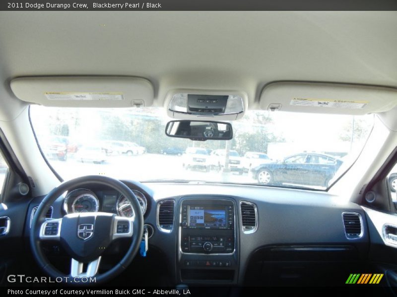 Blackberry Pearl / Black 2011 Dodge Durango Crew