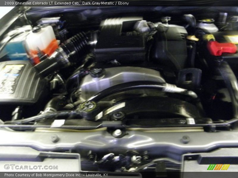 Dark Gray Metallic / Ebony 2009 Chevrolet Colorado LT Extended Cab