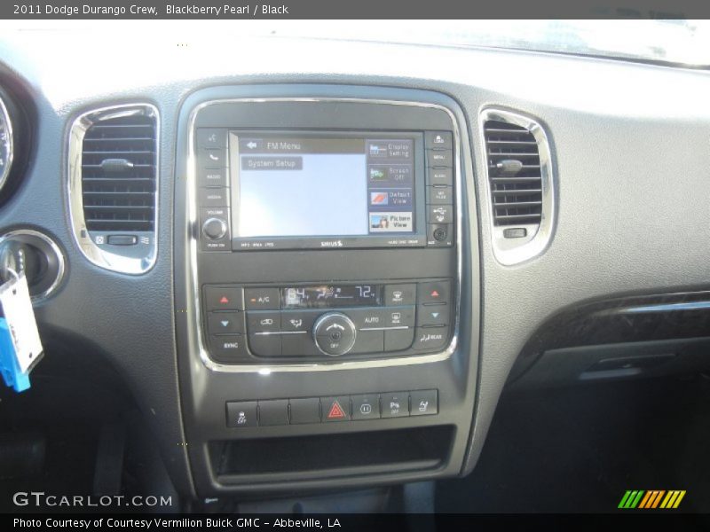 Blackberry Pearl / Black 2011 Dodge Durango Crew