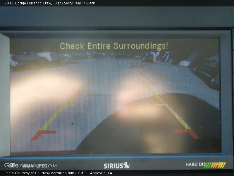 Blackberry Pearl / Black 2011 Dodge Durango Crew