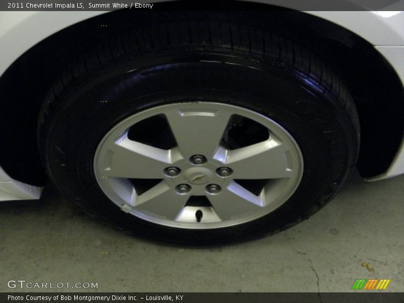 Summit White / Ebony 2011 Chevrolet Impala LS