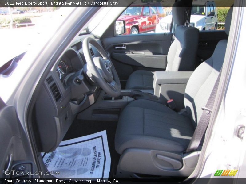 Bright Silver Metallic / Dark Slate Gray 2012 Jeep Liberty Sport