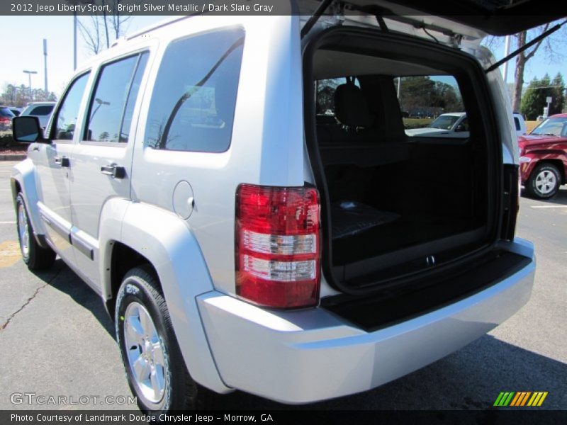 Bright Silver Metallic / Dark Slate Gray 2012 Jeep Liberty Sport