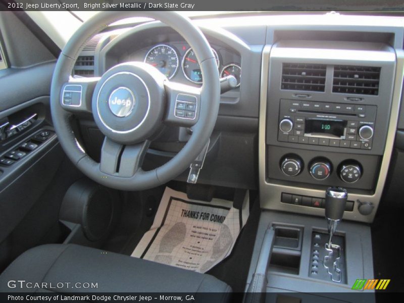 Bright Silver Metallic / Dark Slate Gray 2012 Jeep Liberty Sport
