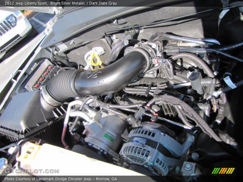 Bright Silver Metallic / Dark Slate Gray 2012 Jeep Liberty Sport
