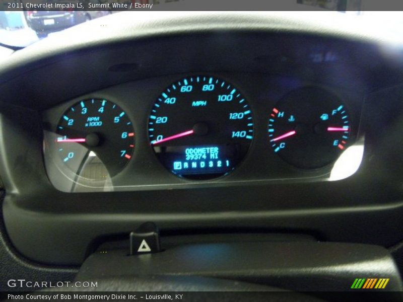 Summit White / Ebony 2011 Chevrolet Impala LS