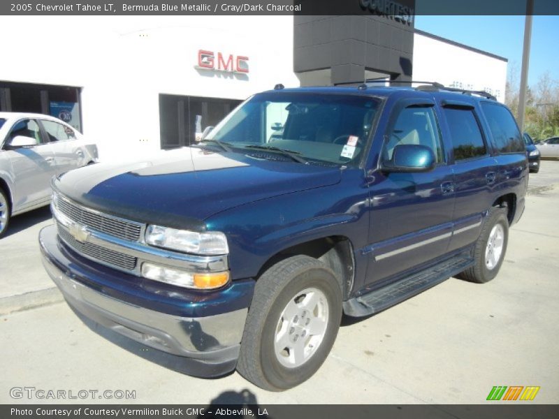 Bermuda Blue Metallic / Gray/Dark Charcoal 2005 Chevrolet Tahoe LT