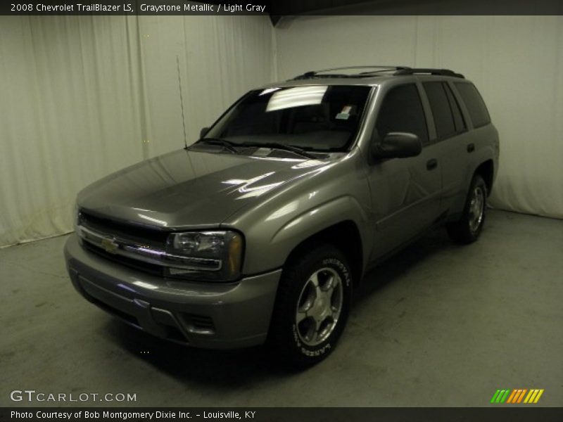 Graystone Metallic / Light Gray 2008 Chevrolet TrailBlazer LS