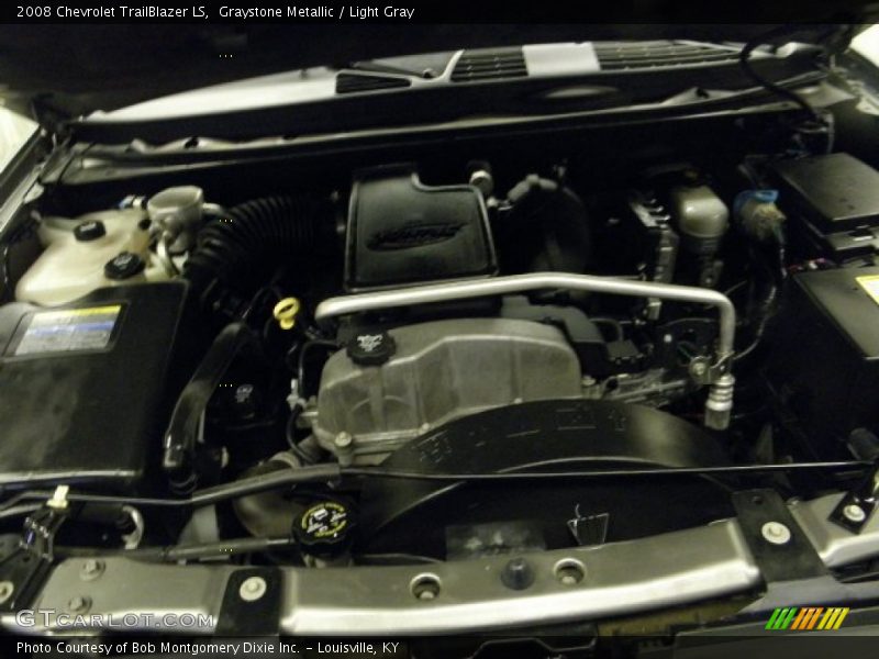 Graystone Metallic / Light Gray 2008 Chevrolet TrailBlazer LS