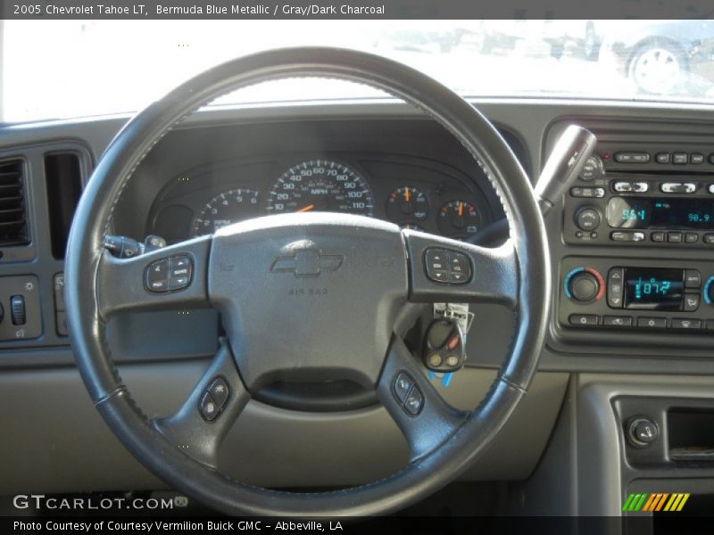 Bermuda Blue Metallic / Gray/Dark Charcoal 2005 Chevrolet Tahoe LT