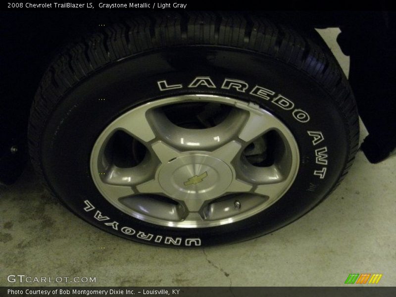 Graystone Metallic / Light Gray 2008 Chevrolet TrailBlazer LS