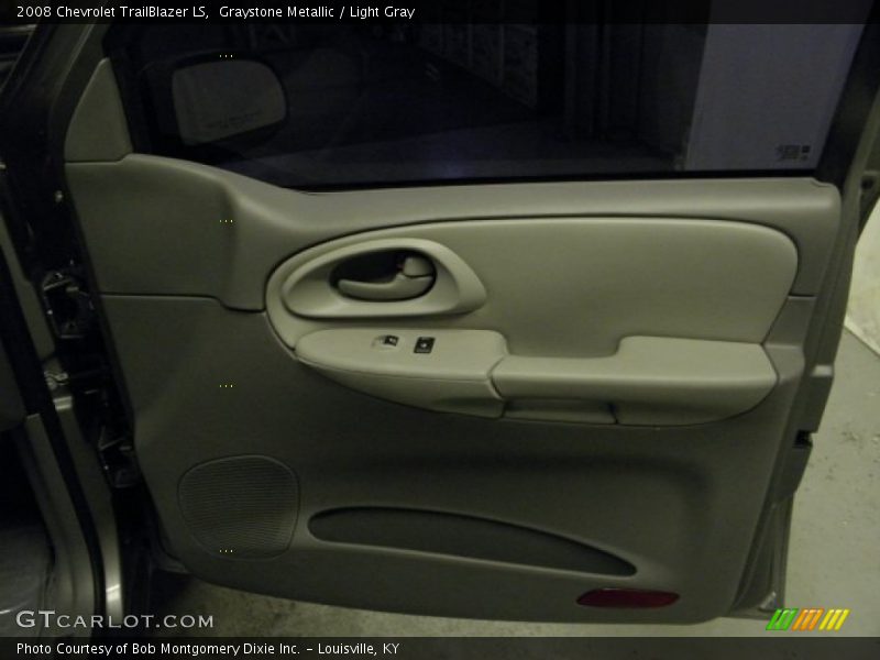Graystone Metallic / Light Gray 2008 Chevrolet TrailBlazer LS