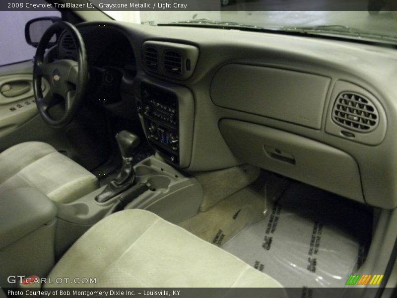 Graystone Metallic / Light Gray 2008 Chevrolet TrailBlazer LS