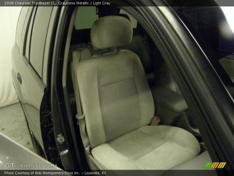 Graystone Metallic / Light Gray 2008 Chevrolet TrailBlazer LS