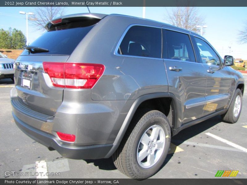 Mineral Gray Metallic / Black 2012 Jeep Grand Cherokee Laredo