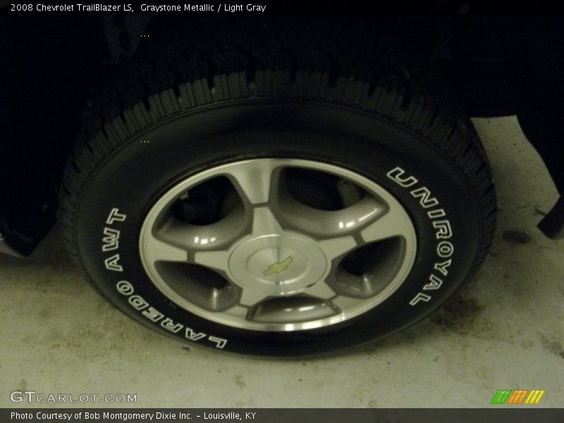 Graystone Metallic / Light Gray 2008 Chevrolet TrailBlazer LS