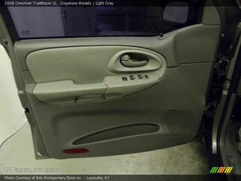 Graystone Metallic / Light Gray 2008 Chevrolet TrailBlazer LS