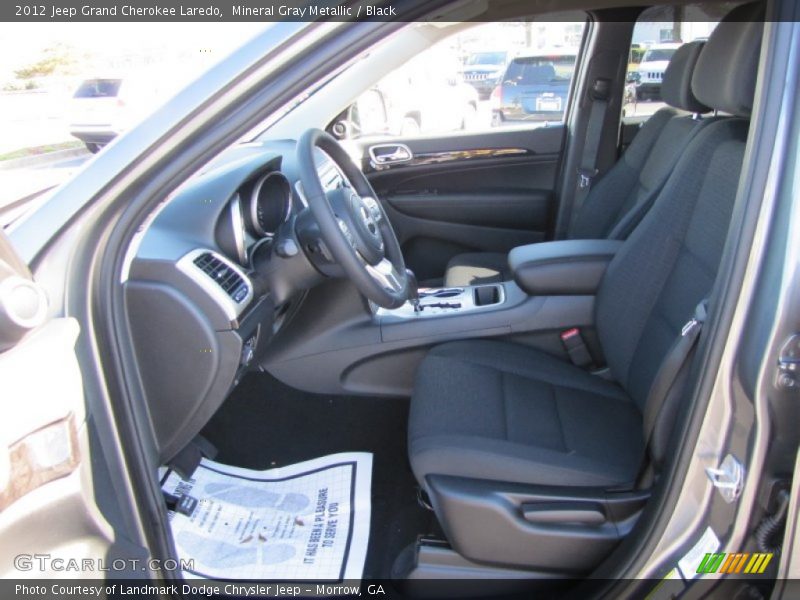 Mineral Gray Metallic / Black 2012 Jeep Grand Cherokee Laredo