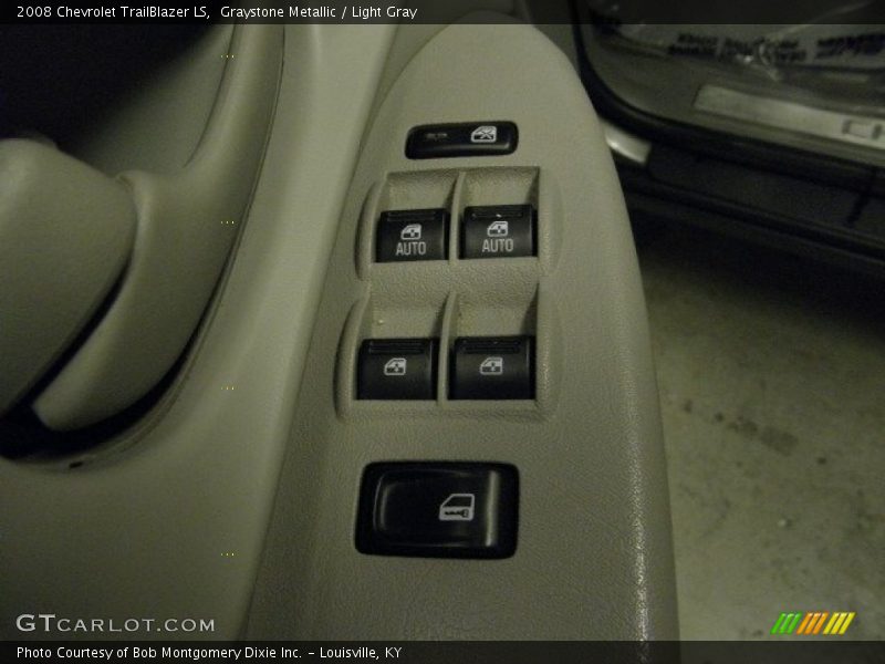 Graystone Metallic / Light Gray 2008 Chevrolet TrailBlazer LS