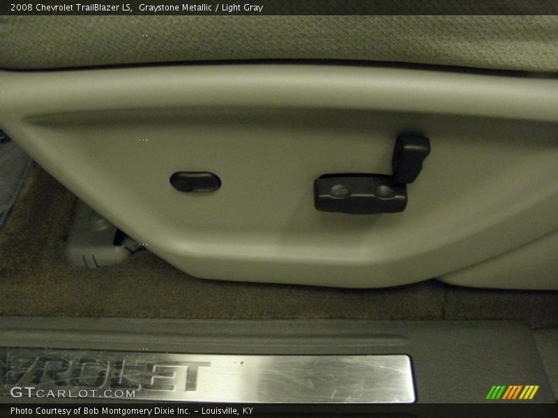 Graystone Metallic / Light Gray 2008 Chevrolet TrailBlazer LS