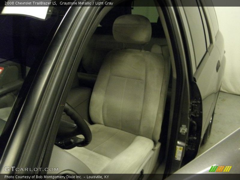 Graystone Metallic / Light Gray 2008 Chevrolet TrailBlazer LS