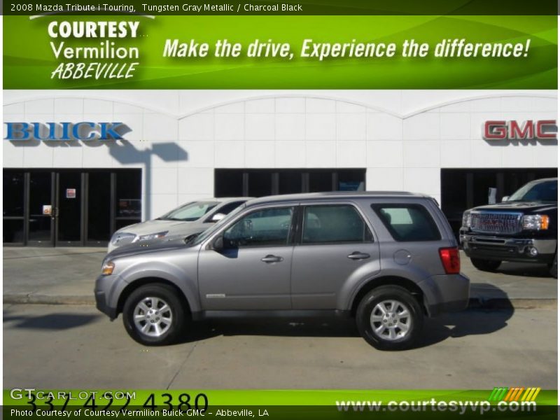 Tungsten Gray Metallic / Charcoal Black 2008 Mazda Tribute i Touring