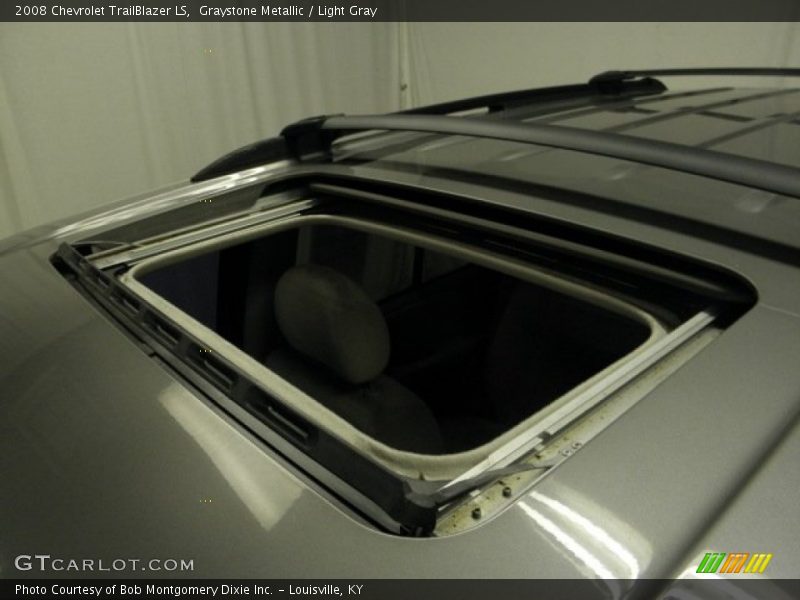 Graystone Metallic / Light Gray 2008 Chevrolet TrailBlazer LS