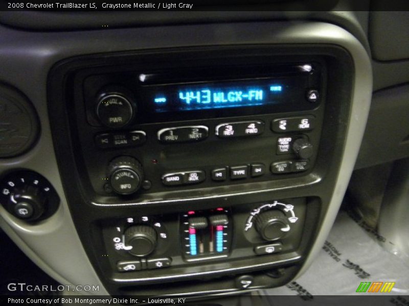 Graystone Metallic / Light Gray 2008 Chevrolet TrailBlazer LS