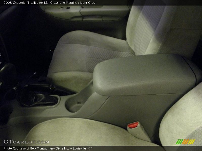 Graystone Metallic / Light Gray 2008 Chevrolet TrailBlazer LS