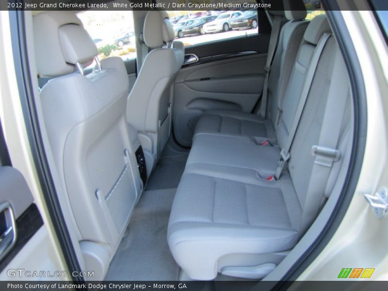 White Gold Metallic / Dark Graystone/Medium Graystone 2012 Jeep Grand Cherokee Laredo